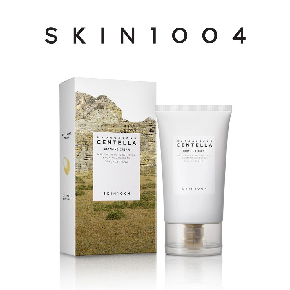 SKIN1004 Madagascar Centella Soothing Cream 75ml – Crème Apaisante et Hydratante pour Peau Sensible