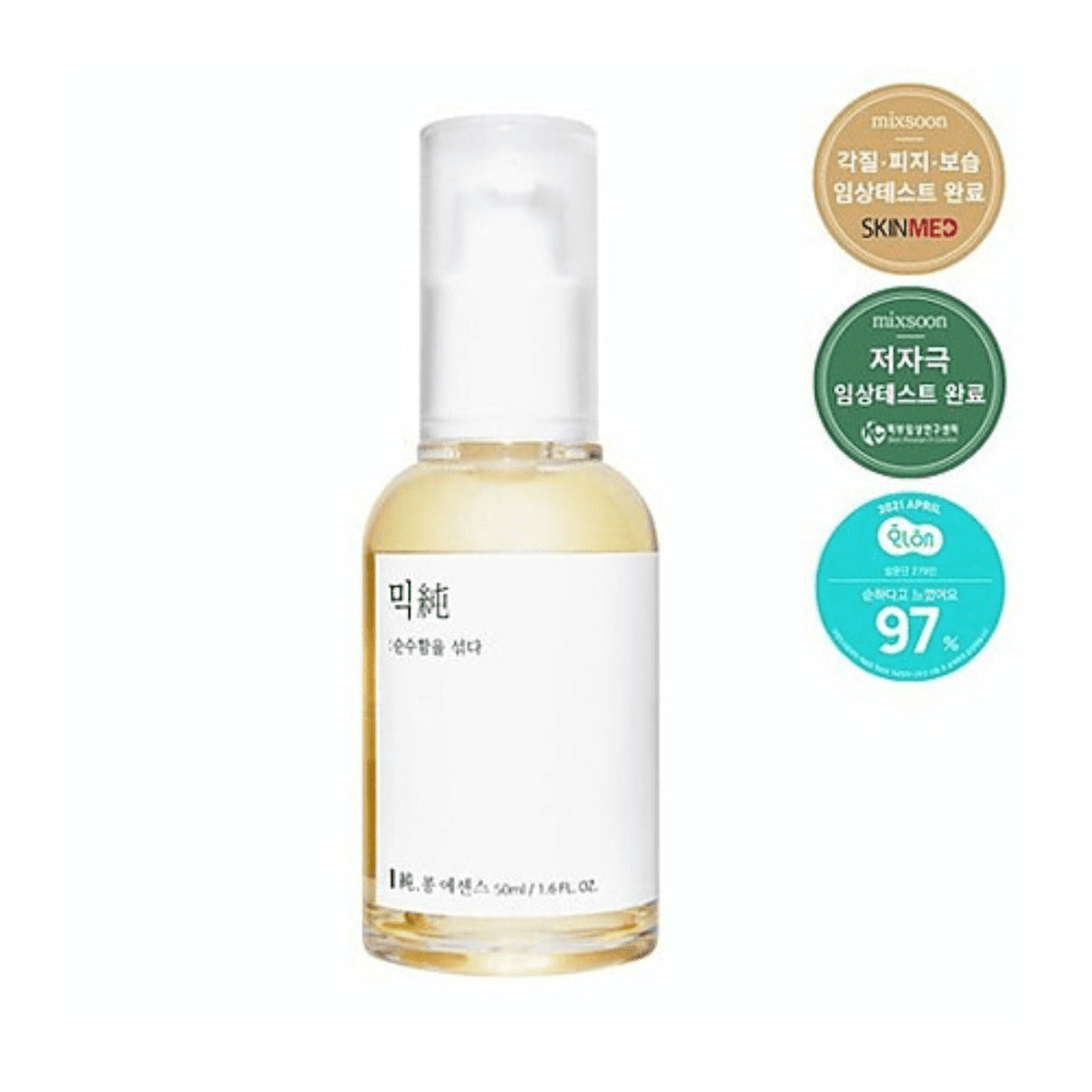 Mixsoon Bean Essence 50ml – Essenza fermentata esfoliante e idratante