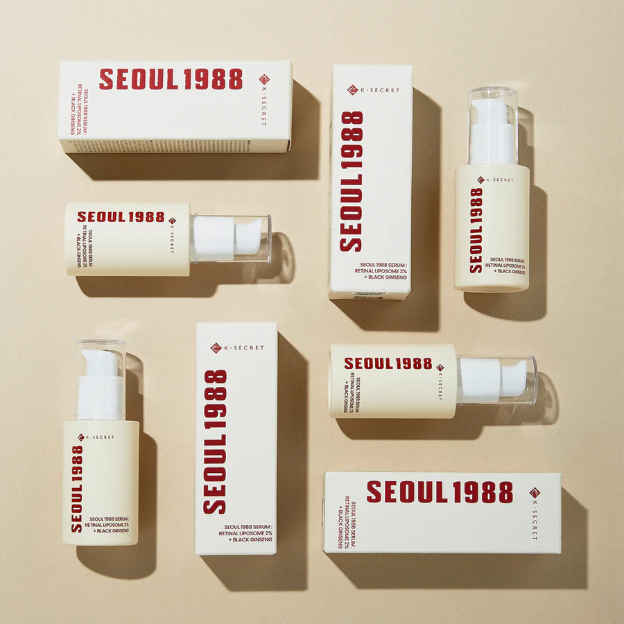 سيروم KSECRET SEOUL 1988: ليبوسوم الشبكية 2% + الجينسنغ الأسود - سيروم مضاد للشيخوخة ومُشرق