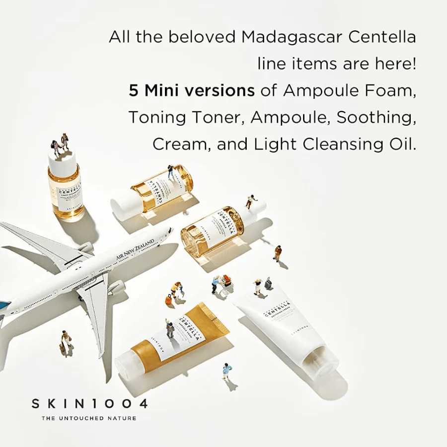 SKIN1004 Madagascar Centella Travel Kit – Coffret Soin Complet Apaisant en Format Voyage