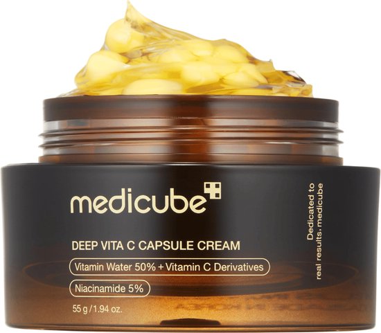 Medicube Deep Vita C Capsule Cream 55g – Crème Éclat à la Vitamine C pour Teint Uniforme