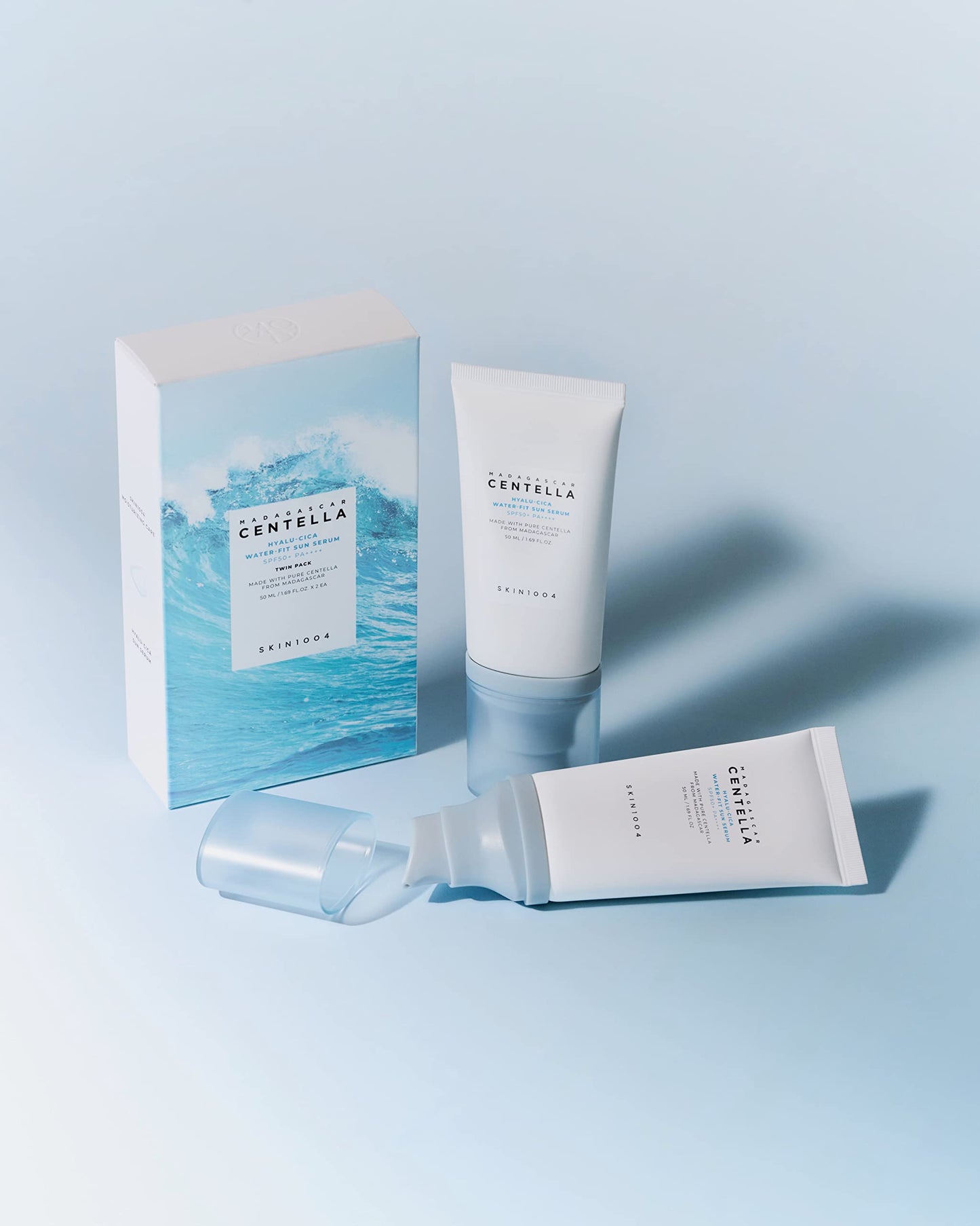 SKIN1004 – Sérum solaire Madagascar Centella Hyalu-Cica SPF 50+ PA++++ (50ml)