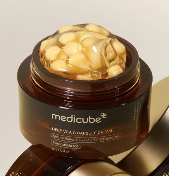 Medicube Deep Vita C Capsule Cream 55g – Crème Éclat à la Vitamine C pour Teint Uniforme
