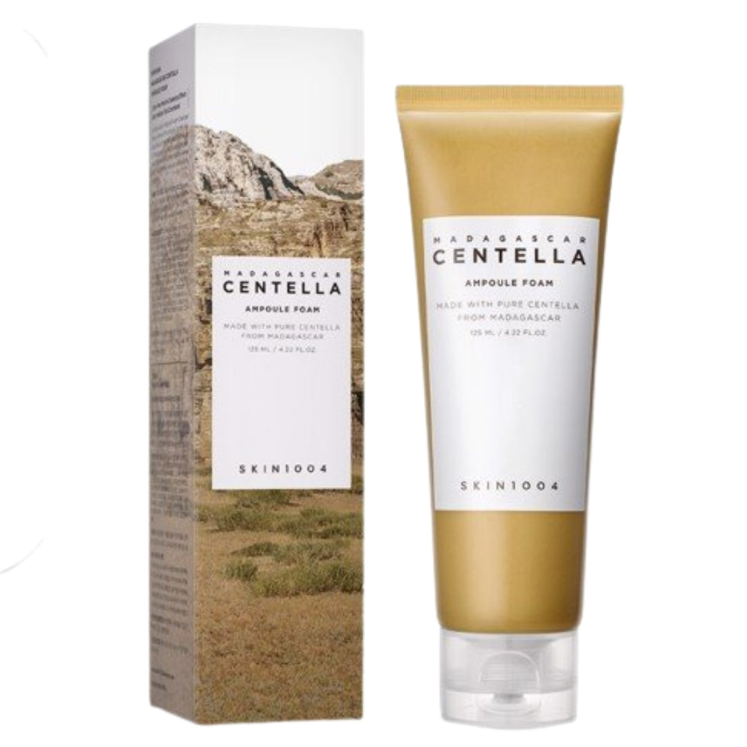 SKIN1004 Madagascar Centella Ampoule Foam 125ml – Nettoyant Doux au pH Équilibré pour Peau Apaisée