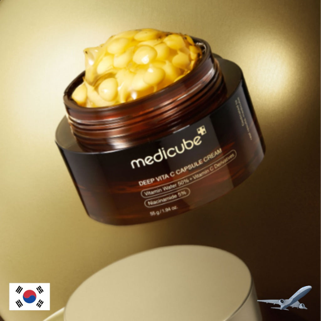 Medicube Deep Vita C Capsule Cream 55g – Crème Éclat à la Vitamine C pour Teint Uniforme