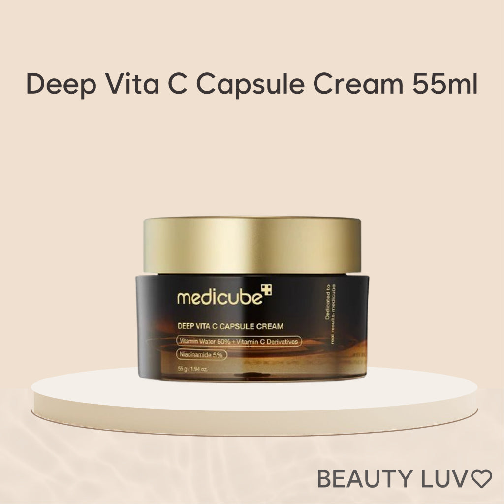 Medicube Deep Vita C Capsule Cream 55g – Crème Éclat à la Vitamine C pour Teint Uniforme