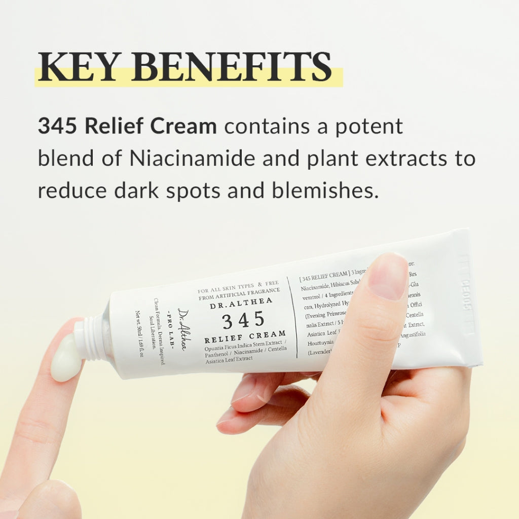 Dr. Althea 345 Relief Cream 50ml – Crème Apaisante & Réparatrice