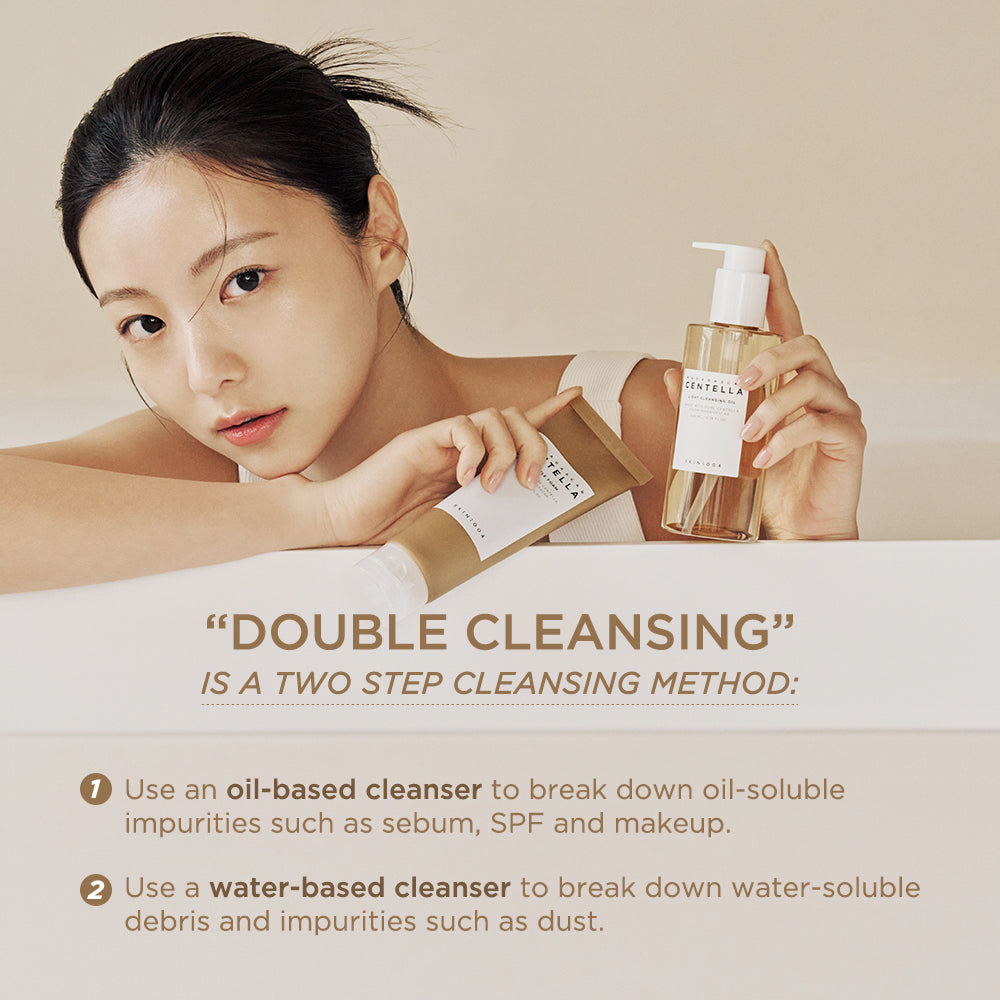 SKIN1004 Double Cleansing Set – Huile & Mousse Centella Madagascar