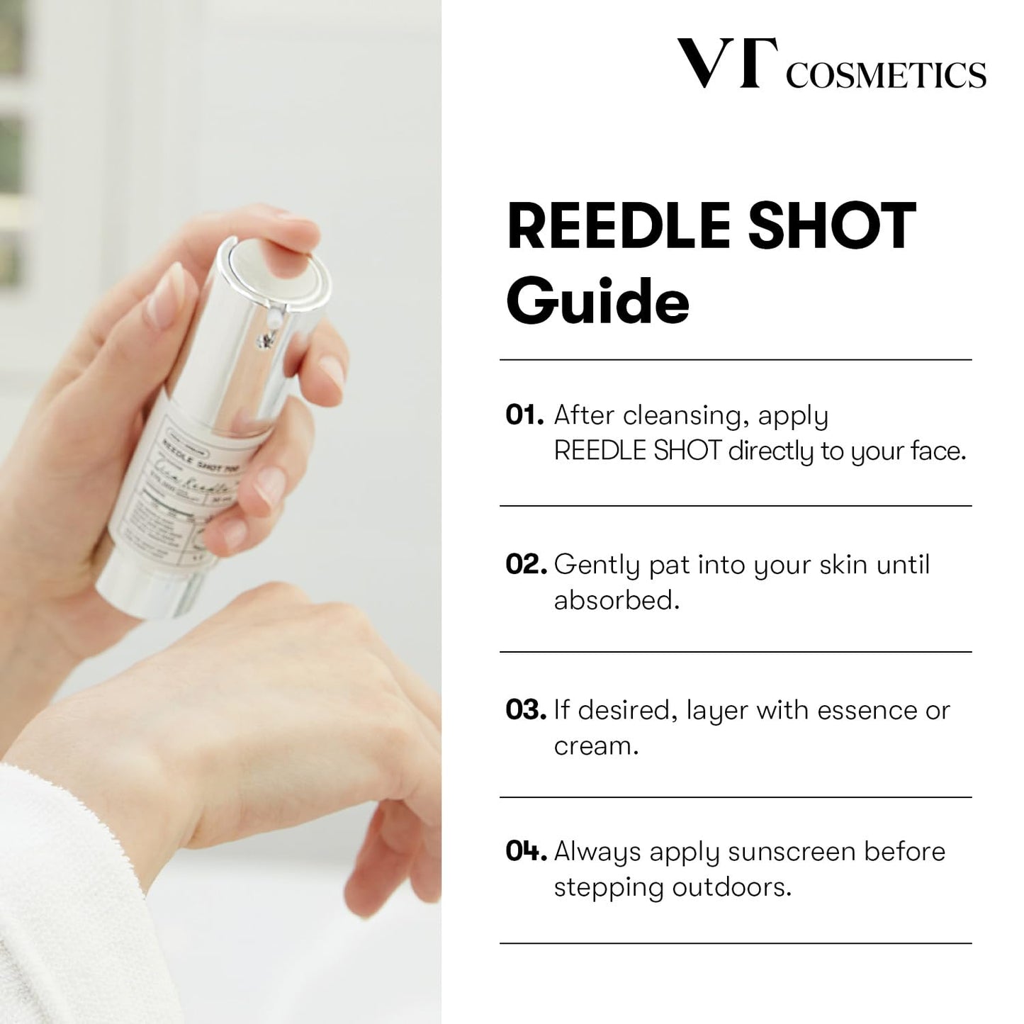VT Cosmetics Mild Reedle Shot 300 2-Step Mask – Masque Facial Apaisant et Hydratant