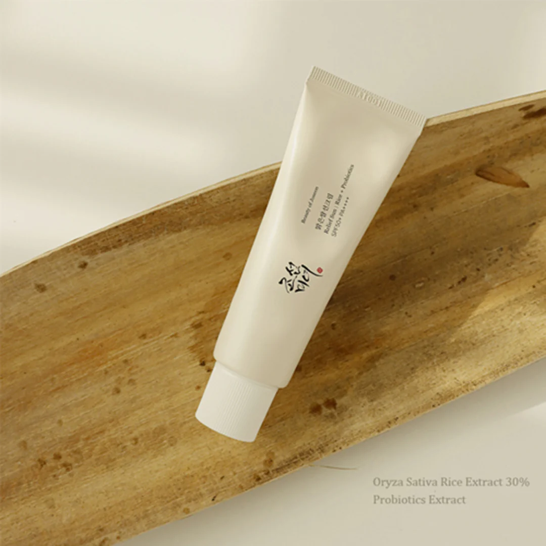 Beauty of Joseon Relief Sun : Rice + Probiotics SPF50+ PA++++ – Crème Solaire Hydratante & Apaisante