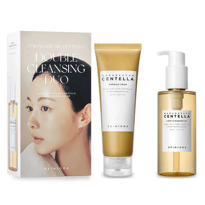 SKIN1004 Double Cleansing Set – Huile & Mousse Centella Madagascar