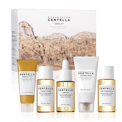 SKIN1004 Madagascar Centella Travel Kit – Coffret Soin Complet Apaisant en Format Voyage