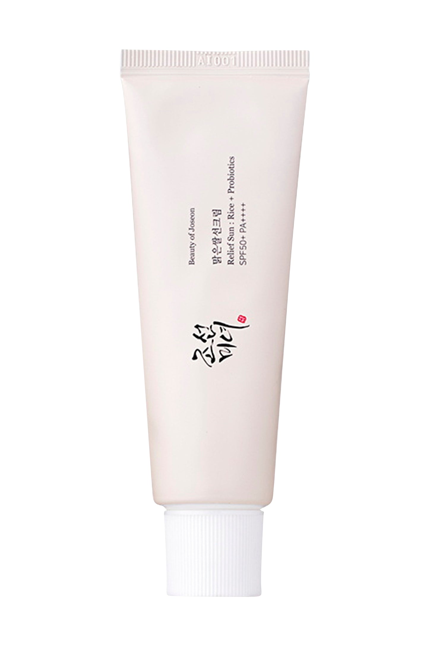 Beauty of Joseon Relief Sun : Rice + Probiotics SPF50+ PA++++ – Crème Solaire Hydratante & Apaisante