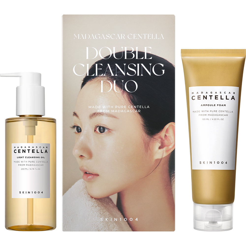 SKIN1004 Double Cleansing Set – Huile & Mousse Centella Madagascar