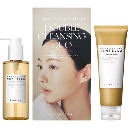 SKIN1004 Double Cleansing Set – Huile & Mousse Centella Madagascar