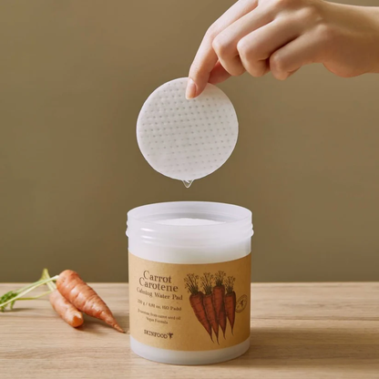SKINFOOD Carrot Pad – Disques Apaisants à la Carotte 60pcs