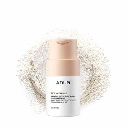 Anua Rice Enzyme Brightening Cleansing Powder 40g – Poudre Nettoyante Exfoliante Éclat